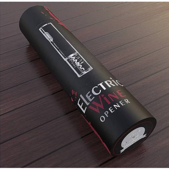 Electric Wine Opener w Charger & Batteries Wine Lover Gift Uncle Viner NEW - Picture 3 of 10